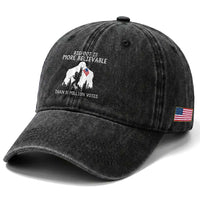 Bigfoot Is More Believable Than 81 Million Votes Washed Cotton Baseball Cap Patriotic Design