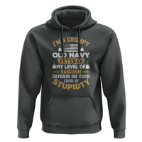 Grumpy Old Veteran Hoodie Funny Patriotic Military USA Veteran