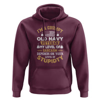 Grumpy Old Veteran Hoodie Funny Patriotic Military USA Veteran
