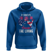 Patriotic Memorial Hoodie Honor the Fallen - Veteran Themed Military Support