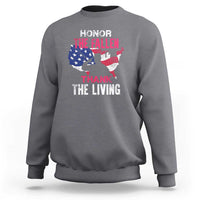 Patriotic Memorial Sweatshirt Honor the Fallen - Veteran Themed Military Support - Wonder Print Shop