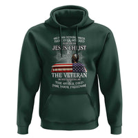 Two Defining Forces Have Ever Offered to Die for You - Military Veteran & Jesus Tribute Hoodie