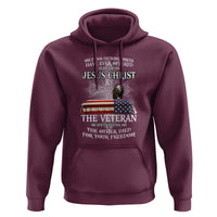 Two Defining Forces Have Ever Offered to Die for You - Military Veteran & Jesus Tribute Hoodie