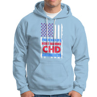 Proud Dad Of A Heart Warrior CHD Awareness Hoodie - Wonder Print Shop