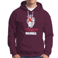 I Am A Congenital Heart Defect Awareness Warrior Hoodie - Wonder Print Shop