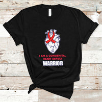 I Am A Congenital Heart Defect Awareness Warrior T Shirt - Wonder Print Shop