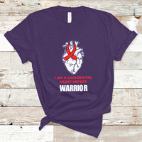 I Am A Congenital Heart Defect Awareness Warrior T Shirt - Wonder Print Shop