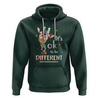 Giraffe Autism Hoodie It's Ok To Be Different Jigsaw Puzzle - Wonder Print Shop