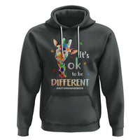 Giraffe Autism Hoodie It's Ok To Be Different Jigsaw Puzzle - Wonder Print Shop