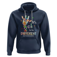 Giraffe Autism Hoodie It's Ok To Be Different Jigsaw Puzzle - Wonder Print Shop