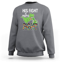 Dinosaur Autism Mama Sweatshirt His Fight Is Mom's Fight Acceot Love Support Jigsaw Puzzle - Wonder Print Shop