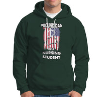 Dad Nurse Hoodie Proud Dad Of A Nursing Student - Wonder Print Shop
