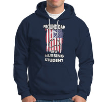 Dad Nurse Hoodie Proud Dad Of A Nursing Student - Wonder Print Shop