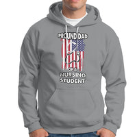 Dad Nurse Hoodie Proud Dad Of A Nursing Student - Wonder Print Shop