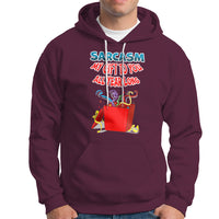 Sarcasm My Gift To You All Year Long Funny Christmas Hoodie - Wonder Print Shop