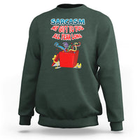 Sarcasm My Gift To You All Year Long Funny Christmas Sweatshirt - Wonder Print Shop