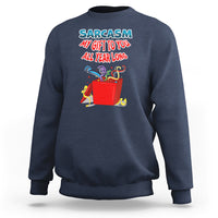 Sarcasm My Gift To You All Year Long Funny Christmas Sweatshirt - Wonder Print Shop