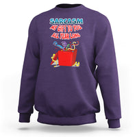 Sarcasm My Gift To You All Year Long Funny Christmas Sweatshirt - Wonder Print Shop