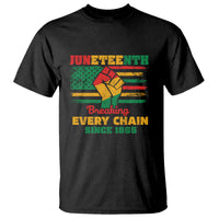 Juneteenth T Shirt Breaking Every Chain Since 1865 - Wonder Print Shop