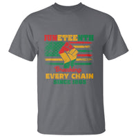 Juneteenth T Shirt Breaking Every Chain Since 1865 - Wonder Print Shop