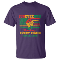 Juneteenth T Shirt Breaking Every Chain Since 1865 - Wonder Print Shop