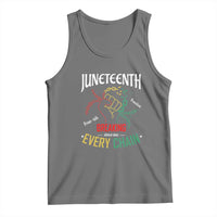 Juneteenth 1865 Tank Top Breaking Every Chain Freeish Black Freedom