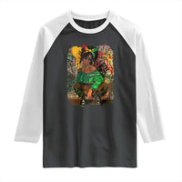 Black Heritage Pride Raglan Shirt For Melanin Black Women