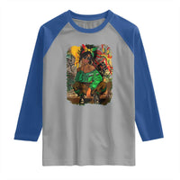 Black Heritage Pride Raglan Shirt For Melanin Black Women