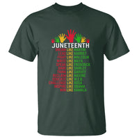Juneteenth T Shirt Dream Like Leaders - Wonder Print Shop