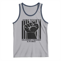 Juneteenth 1865 Independence Tank Top Celebrate Freedom Raised Fist