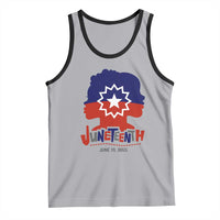Juneteenth Flag Tank Top Celebrating Black Freedom Day 1865