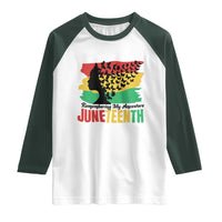 Juneteenth 1865 Raglan Shirt Remembering My Ancestors