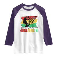 Juneteenth 1865 Raglan Shirt Remembering My Ancestors