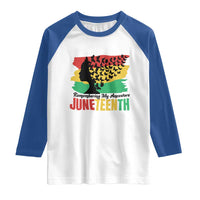 Juneteenth 1865 Raglan Shirt Remembering My Ancestors