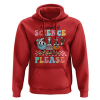 Retro Teacher Hoodie 100 Days of School, A Moment of Science Please - Wonder Print Shop