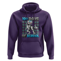 100 Days of School T-Rex Hoodie 100 Days Smarter Celebration - Wonder Print Shop