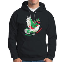 Women Life Freedom Farsi Support Iran Pigeon Hoodie - Wonder Print Shop