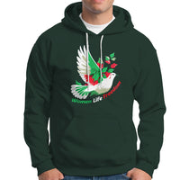 Women Life Freedom Farsi Support Iran Pigeon Hoodie - Wonder Print Shop
