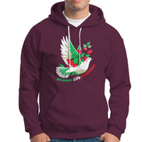 Women Life Freedom Farsi Support Iran Pigeon Hoodie - Wonder Print Shop