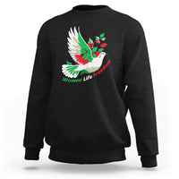Women Life Freedom Farsi Support Iran Pigeon Sweatshirt - Wonder Print Shop