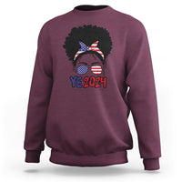 YE For President 2024 YE2024 Sweatshirt Messy Bun - Wonder Print Shop