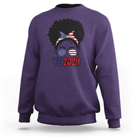 YE For President 2024 YE2024 Sweatshirt Messy Bun - Wonder Print Shop