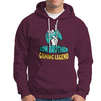 Gamer Hoodie Gifts For Son, Son Brother Gaming Legend - Wonder Print Shop