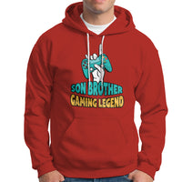 Gamer Hoodie Gifts For Son, Son Brother Gaming Legend - Wonder Print Shop