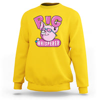 Pig Whisperer Shirt Gift For Pig Lover Sweatshirt - Wonder Print Shop