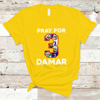 Pray For Damar Support Pittsburgh Bills Number 3 T Shirt - Wonder Print Shop