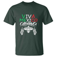 Viva Mexico Cabrones T Shirt Mexican Flag Independence Day Design - Wonder Print Shop