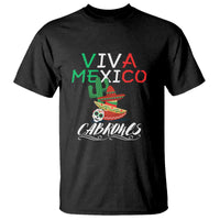 Viva Mexico Cabrones T Shirt Celebrate Mexican Pride with Flag Design - Wonder Print Shop
