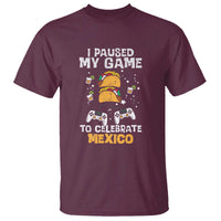 I Paused My Game T Shirt Cinco de Mayo Mexico Theme for Boys & Men - Wonder Print Shop