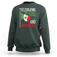 Mexican Flag for Independence Day Sweatshirt Proudly Display Your Mexican Pride - Wonder Print Shop